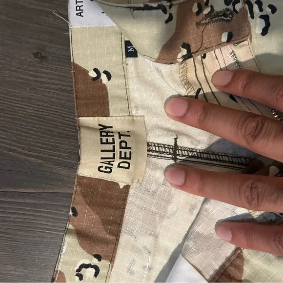 Camouflage Patchwork Pants